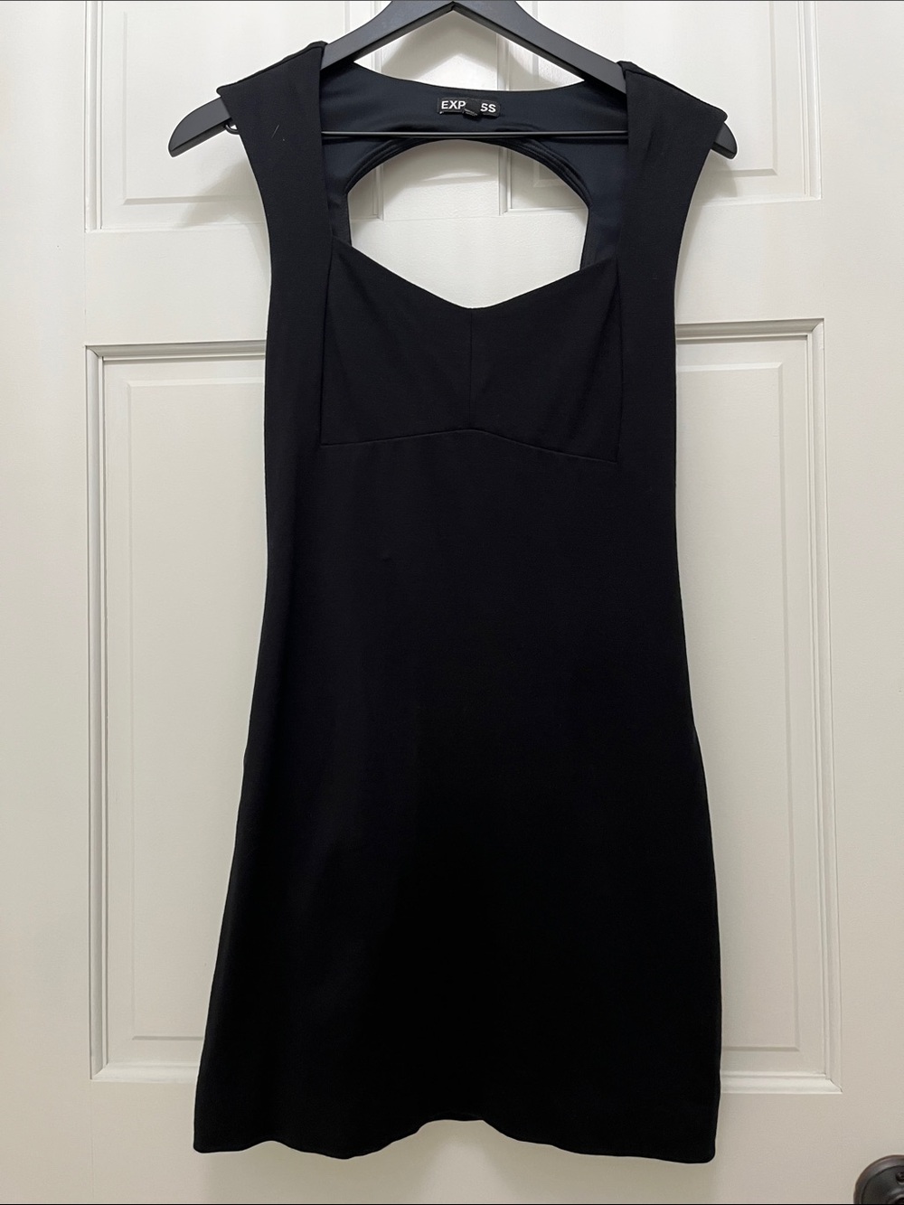 Express Black Sleeveless Cutout Mini Dress - Size 6